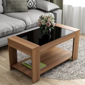 Sates Modern Glass-Top Center Table