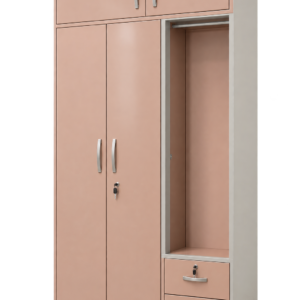 Sates 3 Door Wardrobe With Dressing
