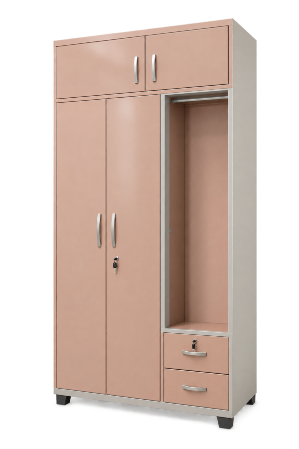 Sates 3 Door Wardrobe With Dressing