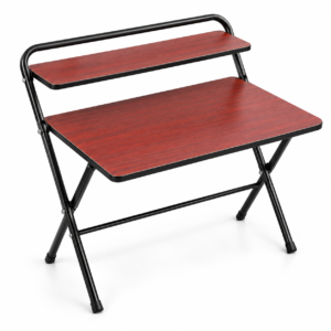 SATES Folding Study Table – Metal Frame