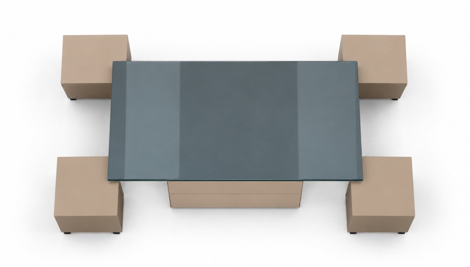 Sates Center Table with 4 Stool Set - Image 2